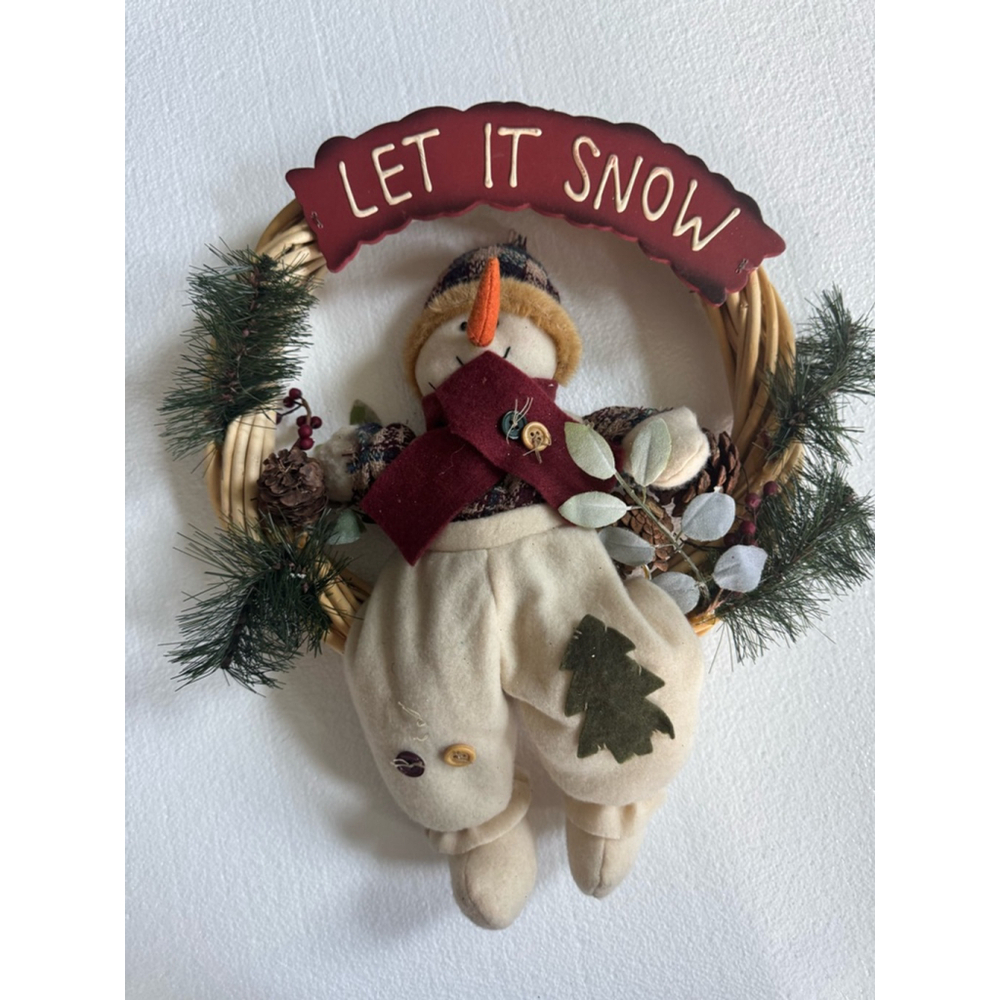 DanDee Collectors Choice Christmas Wreath One Size Beige and Red